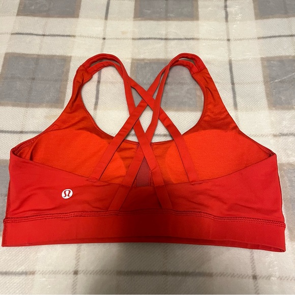 ✨SOLD✨Lululemon Red Energy Bra Size 8 - Picture 5 of 5